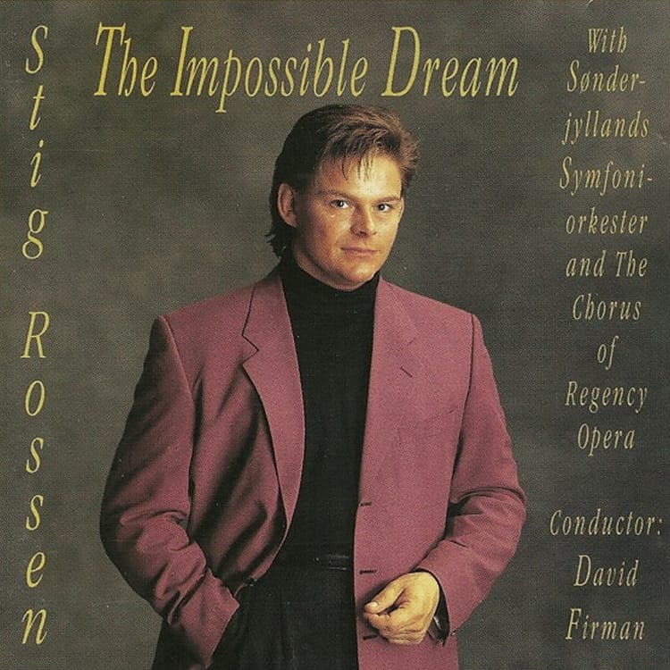 Cd Cover - Stig Rossen The impossible Dream fra 1993