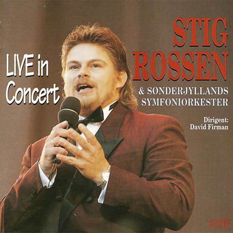 CD Cover - Stig Rossen Live in concert fra 1994