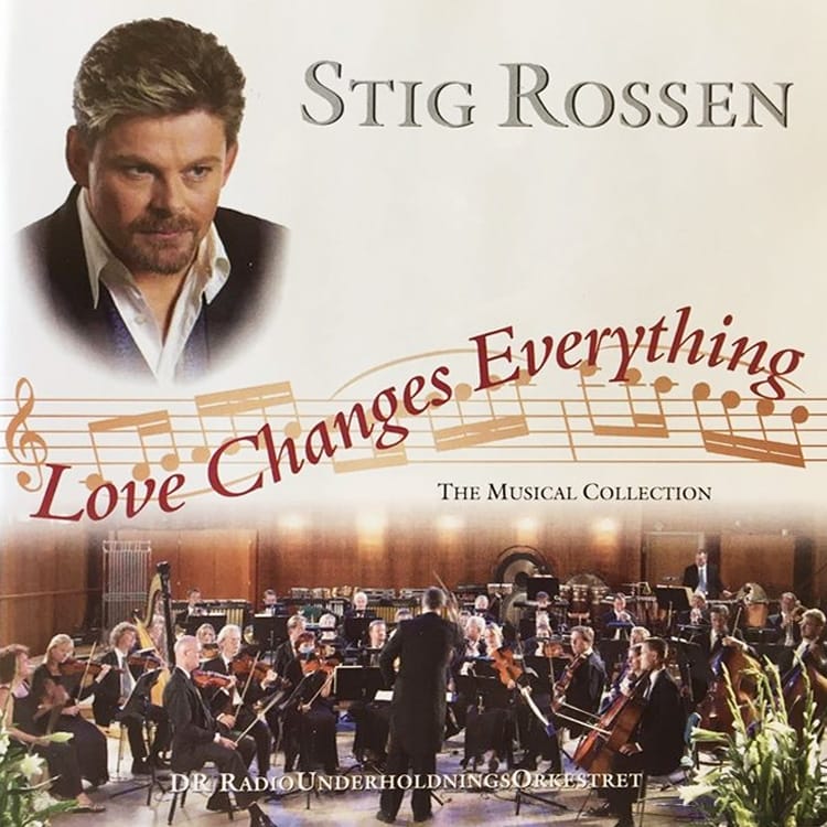 CD Cover - Stig Rossen Love changes everything